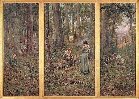 Frederick Mccubbin Pioneer oil painting picture